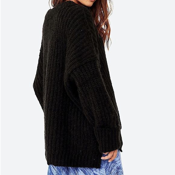 NEW Free People Blue Bell Black Sweater Women’s XS Small Medium Large $128 - Picture 3 of 6